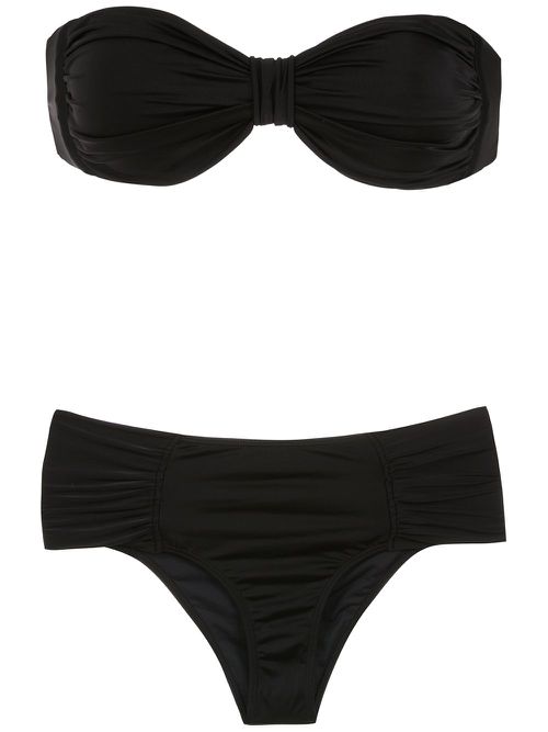 Strapless bikini set - Black