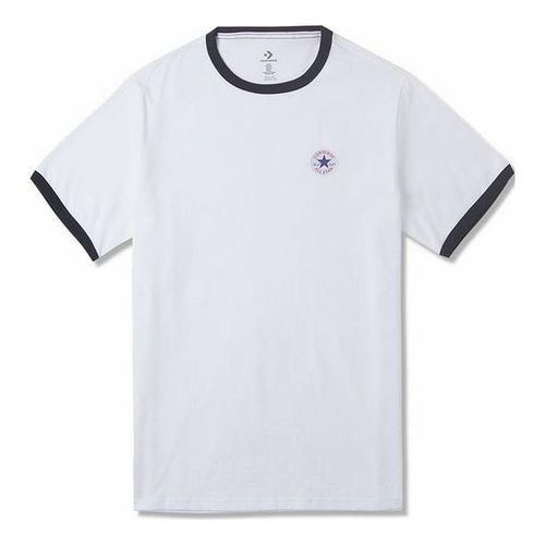 Ringer Short Sleeve Tee 'White'
