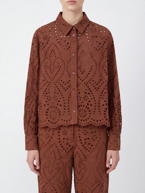 Shirt Woman color Brown