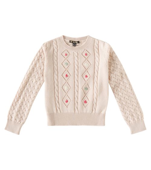 Loro Piana Kids Cotton and cashmere sweater