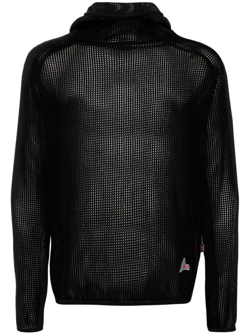 Logo patch hoodie - Black