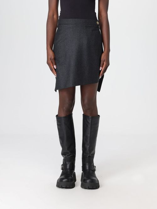 Skirt Woman color Black