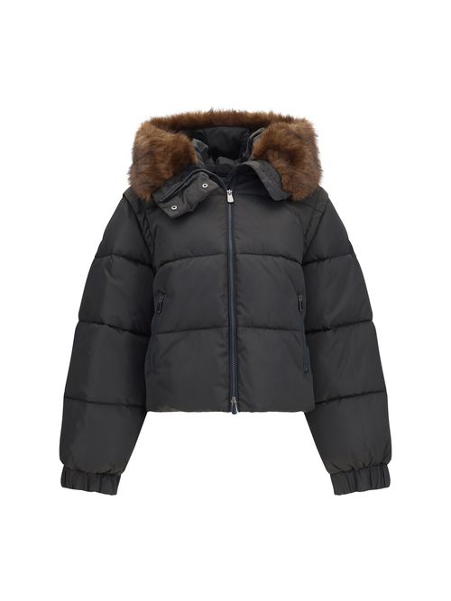 Godetia Down Jacket — Black