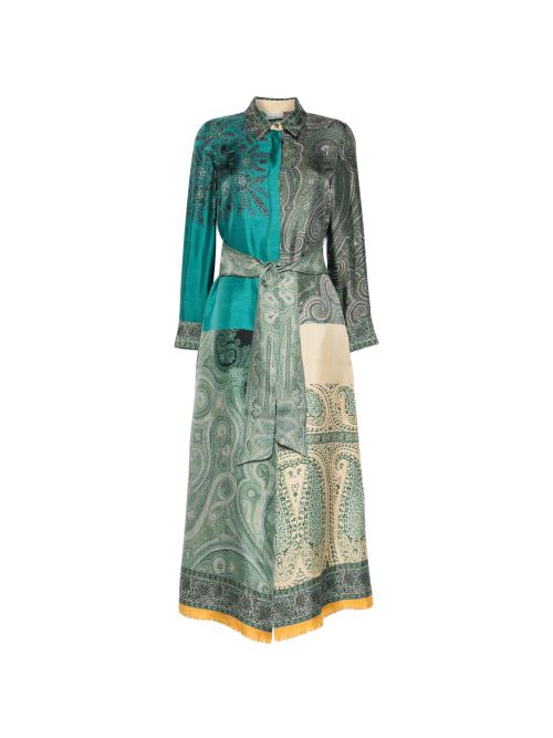 Pierre Louis Mascia Printed Silk Dre
