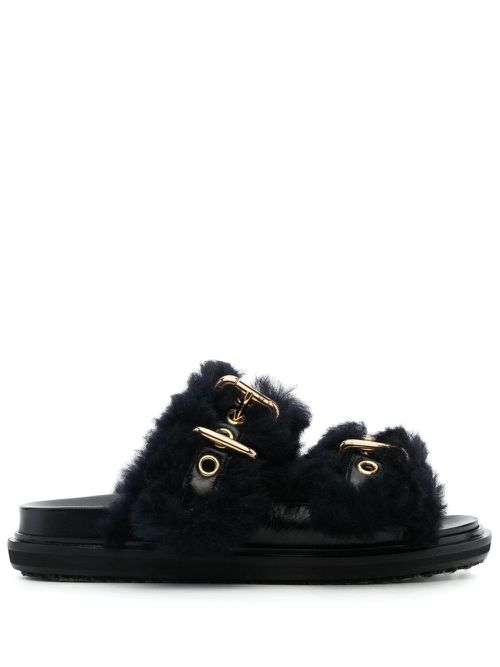 Fussbett shearling slides - Black