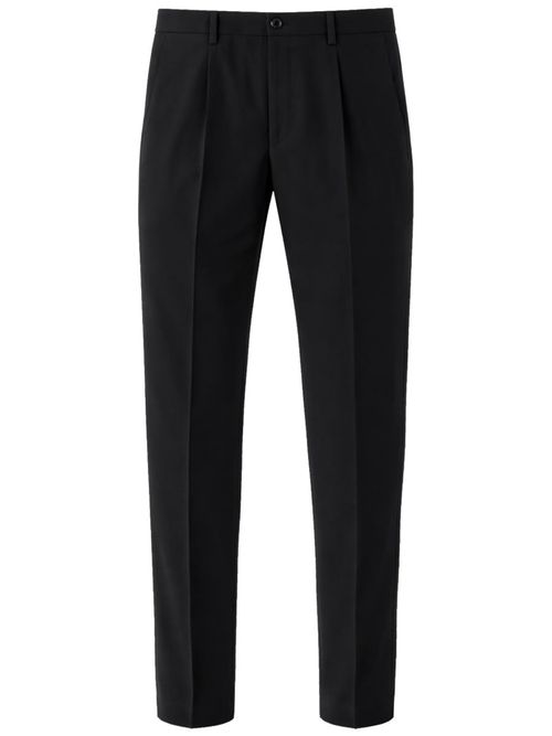 Straight Wool Pants