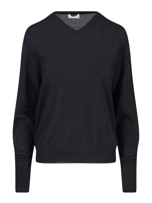 Virgin wool and silk blend sweater