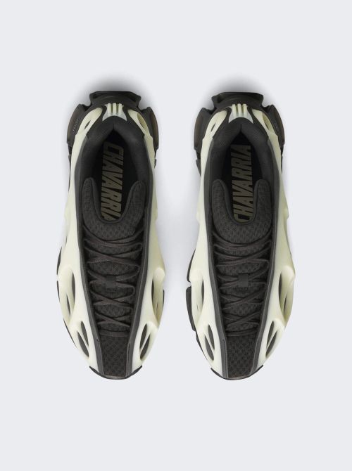 X Willy Chavarria Megaride Bones Sneakers Core Black And Cream White
