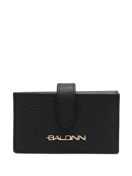 Baldinini 여성 logo-plaque leather wallet - Black G2DPWG9P8383