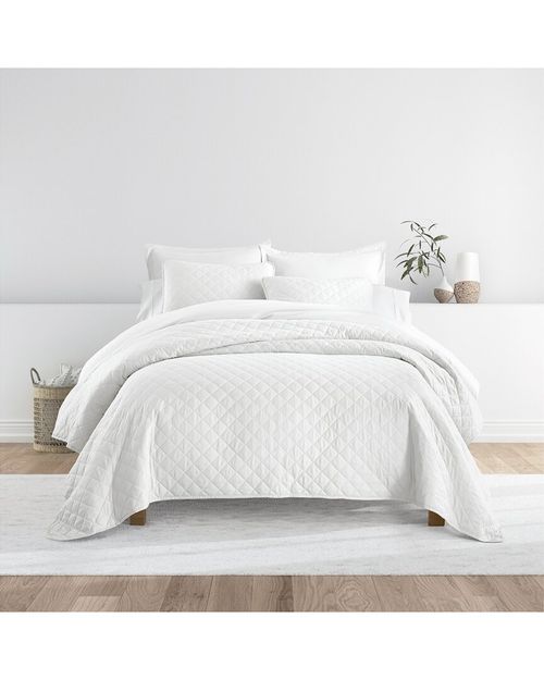 All Season Diamond Stitch Quilt Set