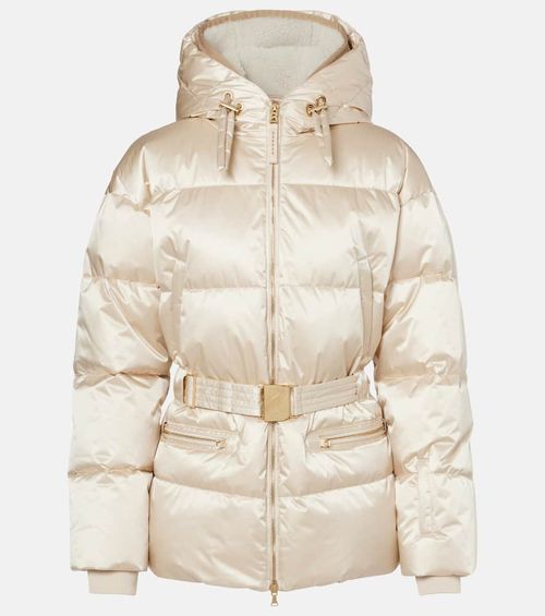Lyra belted down ski jacket