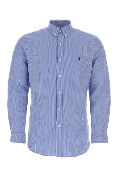 Embroidered Stretch Poplin Shirt
