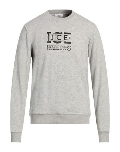 Man Sweatshirt Light grey Size M Cotton, Viscose