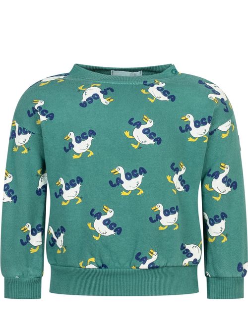 Babies Green Graphic Sweatshirt