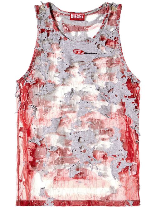 X Damiano David T-Lifty tank top - Grey