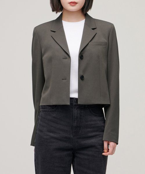 WOMENS CROPPED BLAZER