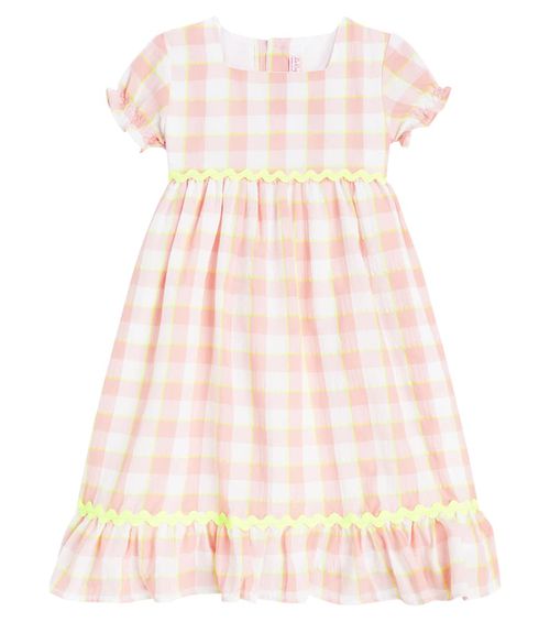 La Coqueta Gabrielle checked cotton dress