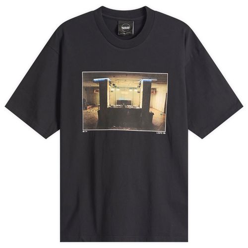 Men's Lights On Photo T-Shirt Black