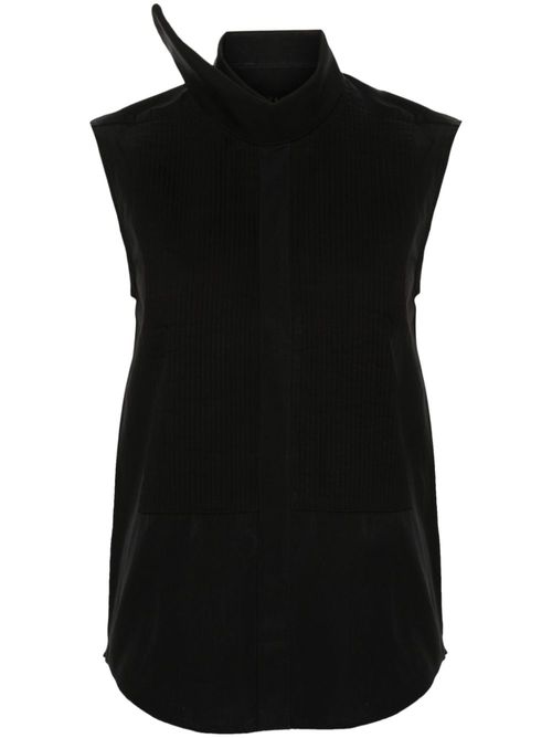 Sleeveless shirt - Black