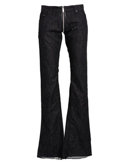 Man Jeans Black Size 34 Cotton, Elastane