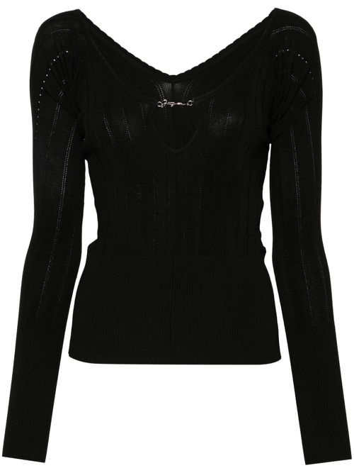 Le Haut Pralu ribbed top - Black