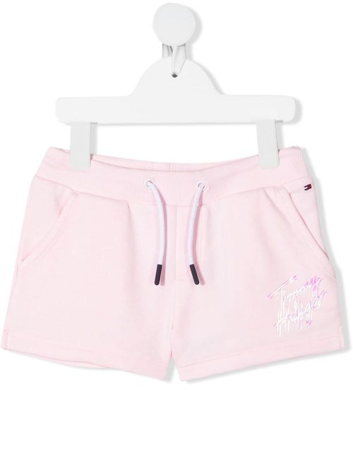 Signature logo track shorts - Pink