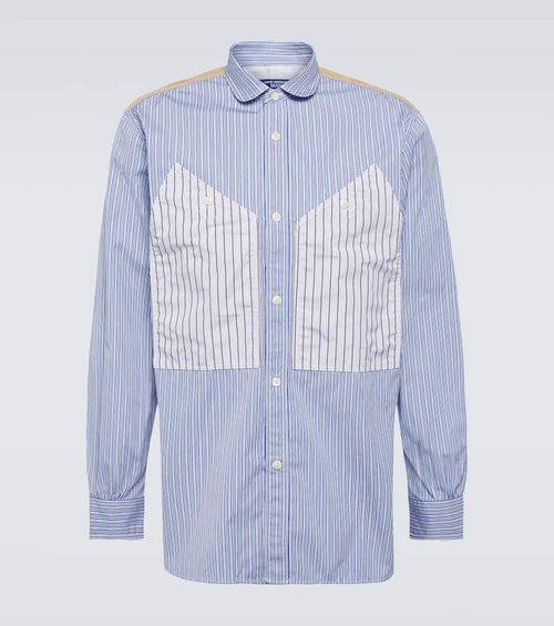 X Roy Lichtenstein patchwork cotton shirt