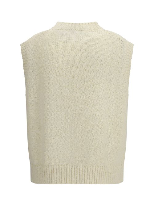 Cotton Knit Tank Top — White