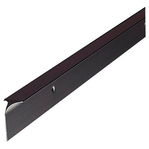 Worktop Joining Strip Corner Joint, Black x 630mm with Radiu