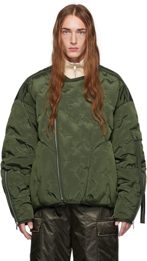 SSENSE Exclusive Khaki Azyr Down Jacket