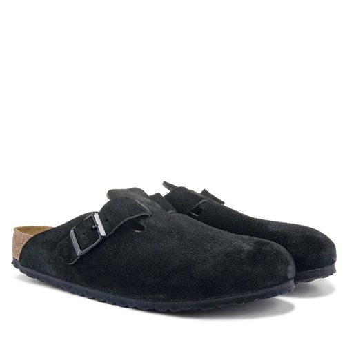 Men's Boston Soft Footbed Clog Shoes (Black)