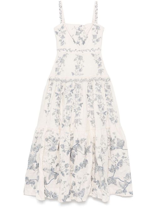 Lima Bougainvillea maxi dress - White