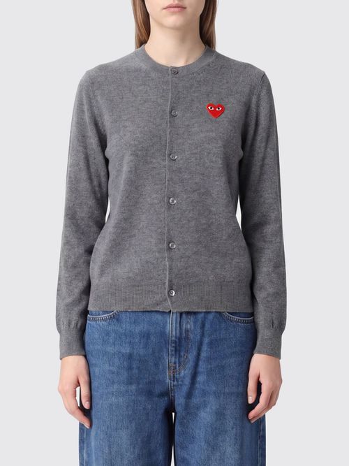 COMME DES GARÇONS PLAY Sweater Woman color Grey