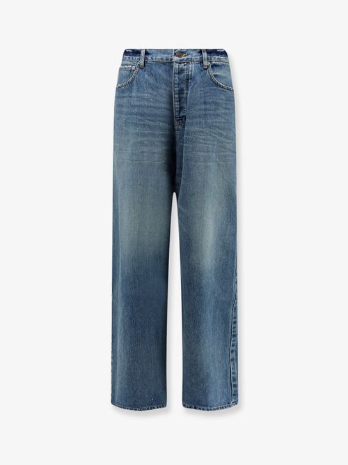 Baggy-Fit Denim Jeans — Blue