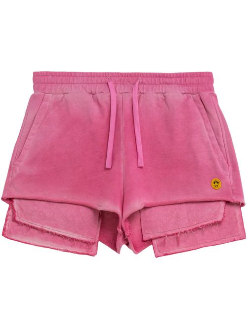 BARROW layered mini shorts - Pink