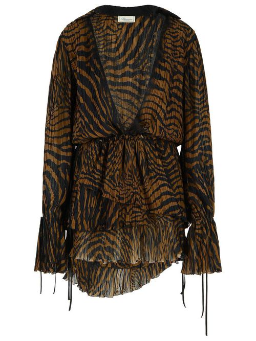 Brown Viscose Dress