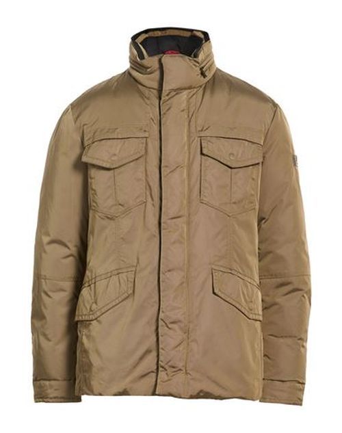 Man Puffer Khaki Size S Polyamide