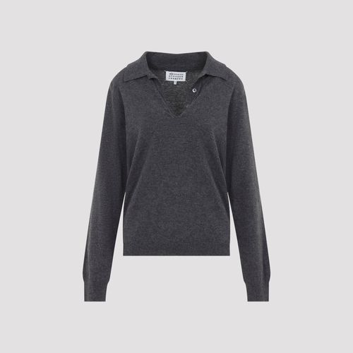 Twist Lambswool Polo Shirt in 100% Virgin Wool
