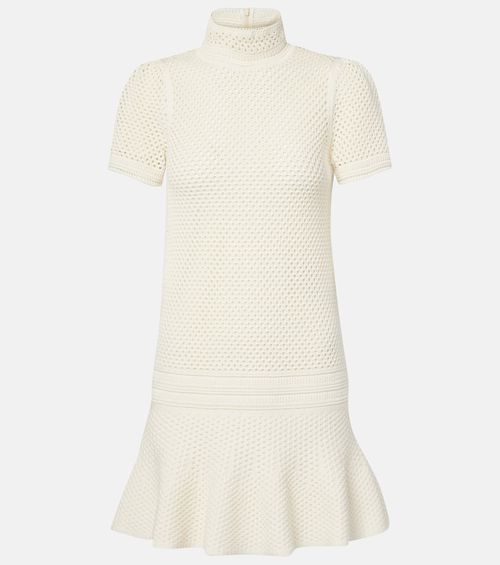 Knitted cotton minidress