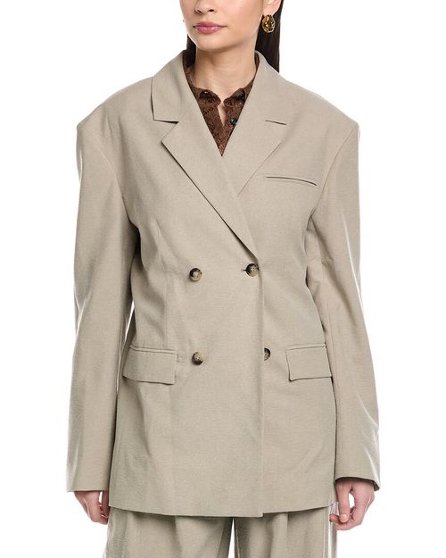 Diante Silk-Blend Blazer