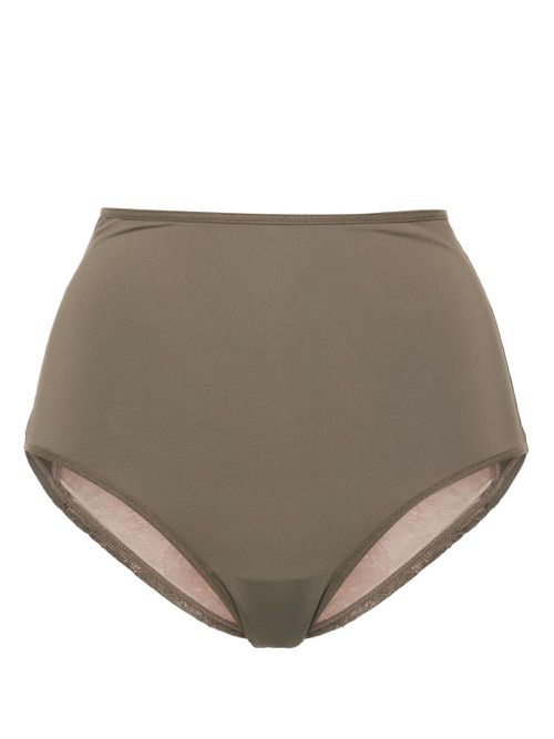 Dame de Paris high-waist briefs - Brown