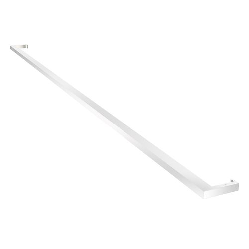 Thin-Line 1" Bathroom Vanity Light in Bright Satin Aluminu