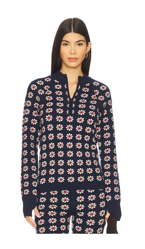 The Great Merino Quarter Zip in Navy. - XS also in L, M