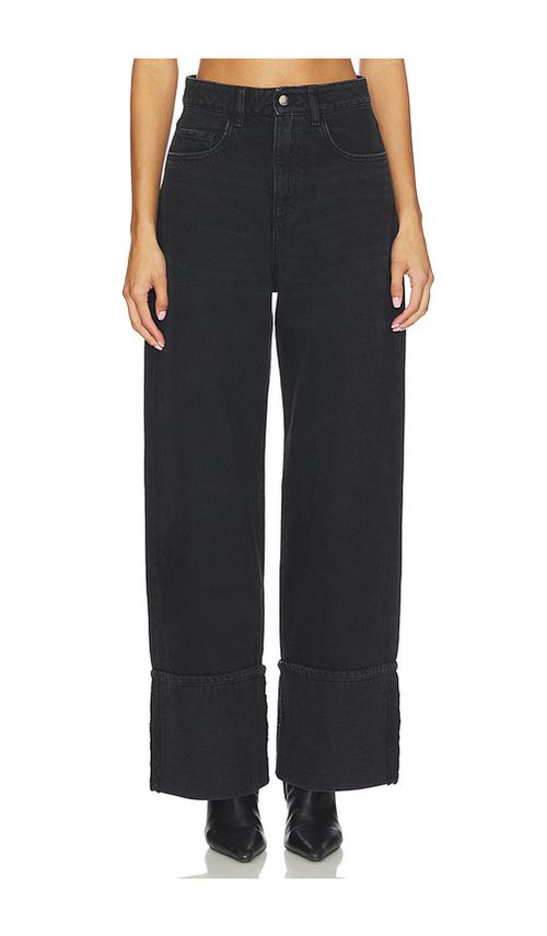 Icon Denim Kiki Wide Leg Jeans in Black. 32. Also , 24, 25, 26, 27, 28