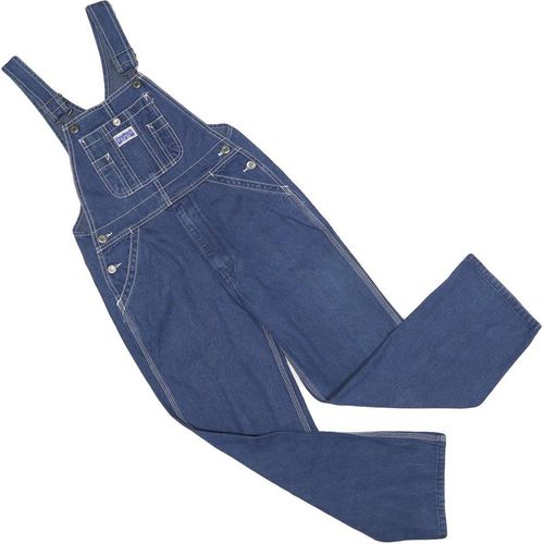 BIG SMITH Boys Blue Dungarees Classic Denim Cotton Blend 12Y W28 L26 Durable