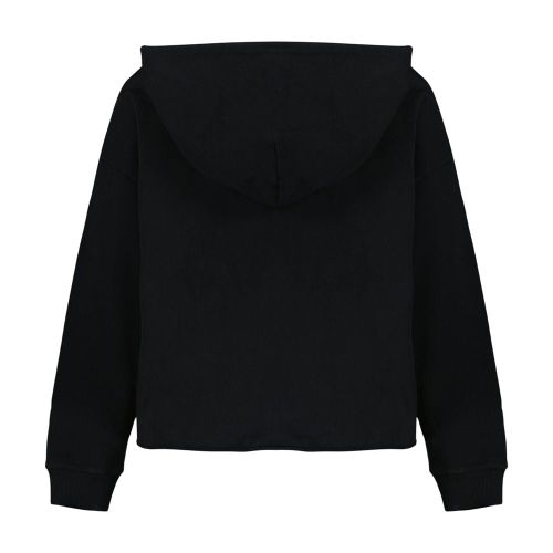 Cotton Hoodie Sweatshirt — Black