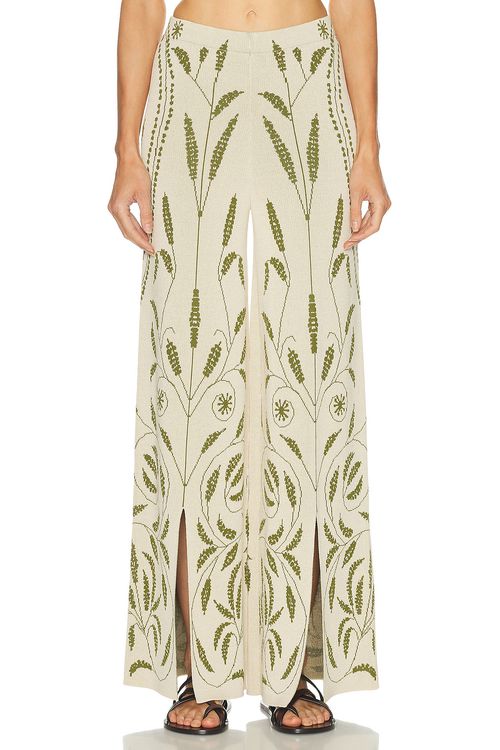 By Malene Birger Jorith Trouser in Garden Jacquard - Cream.  XS also in L