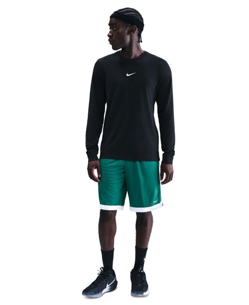 Men's Basketball Long-Sleeve T-Shirt - Black