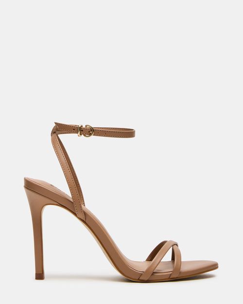 Steve Madden Women's Jypsey Strappy Heels - Tan - - Leather