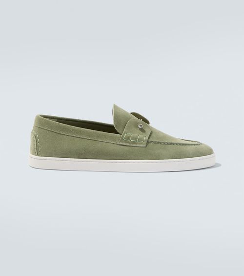 Chambeliboat suede slip-on shoes